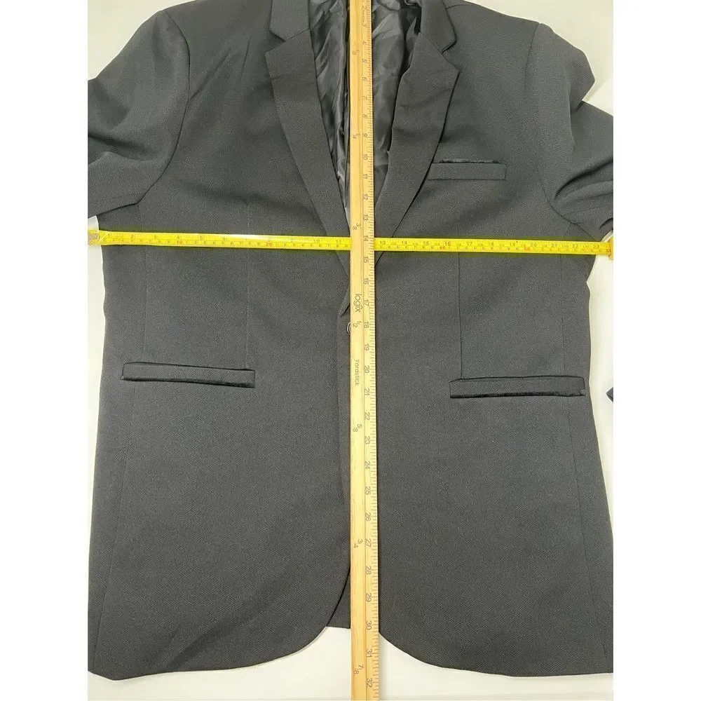 Goofandy Black Blazer One button Size L